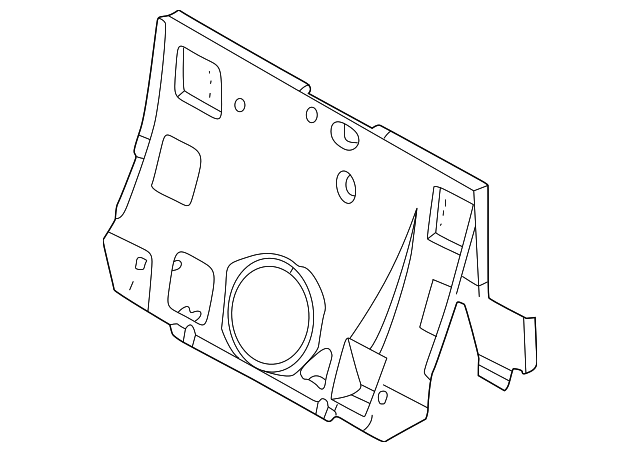 208-640-03-60 Деталь PARTITION PANEL