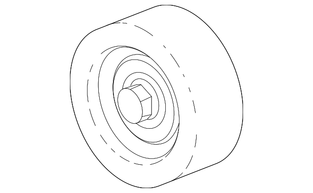 12605492 Деталь IDLER PULLEY