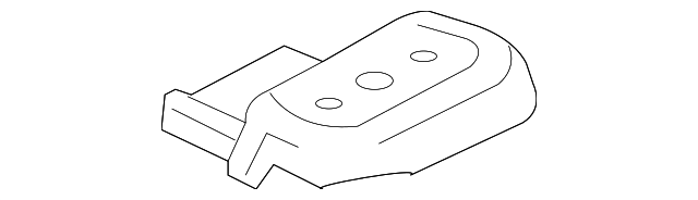 25823059 FENDER FRONT BRACKET, LEFT