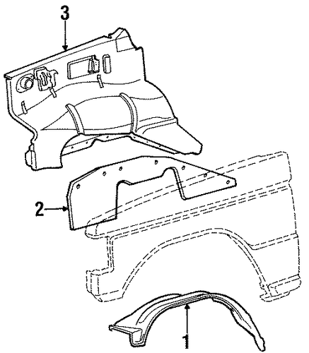 Raider EXTERIOR TRIM - FENDER