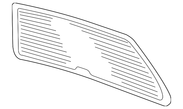 1J9-845-051-G Деталь LIFT GATE GLASS