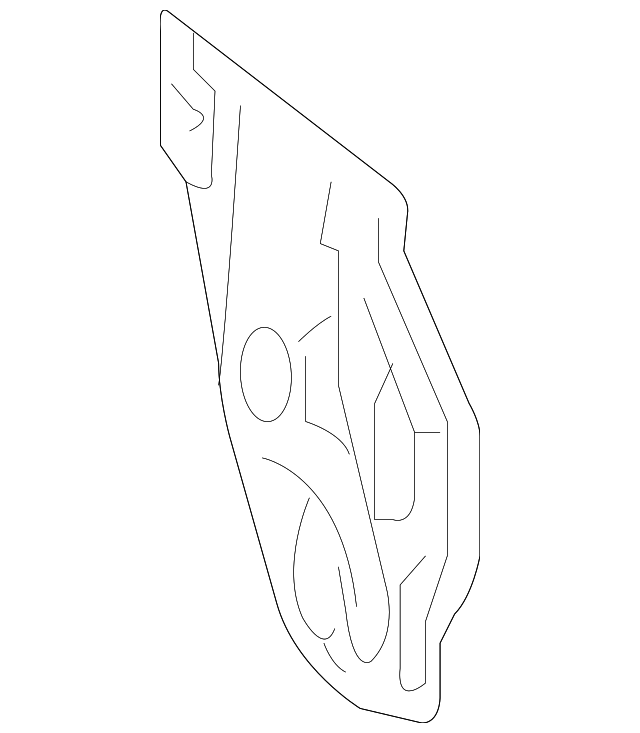68006304AA Деталь LOWER DASH PANEL, LEFT