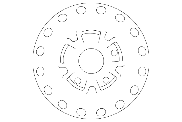 19317373 Деталь WHEEL, STEEL