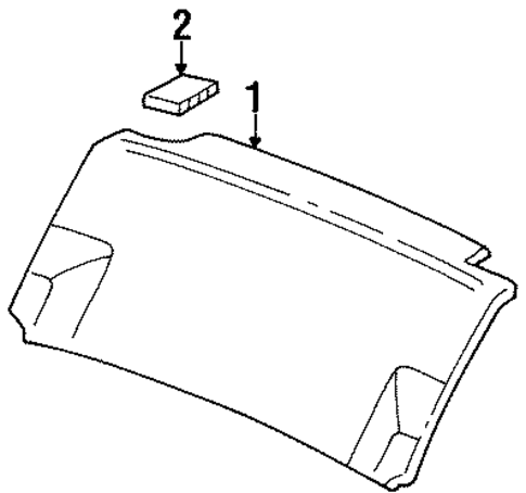 Passat INTERIOR TRIM - TRUNK