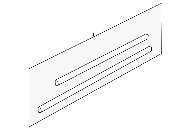 4G8-853-283-D-1P9 Деталь BELT MOLDING, LEFT