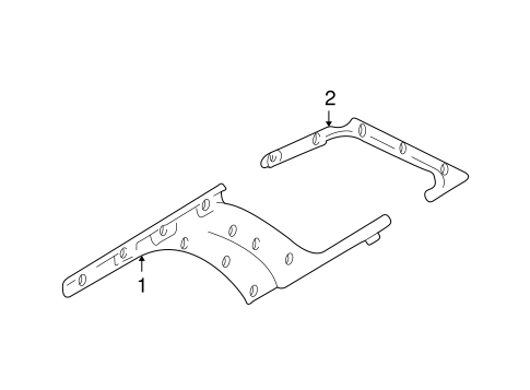Impreza INTERIOR TRIM - QUARTER PANELS