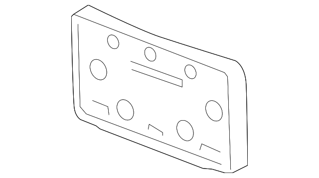 25819989 Деталь LICENSE BRACKET