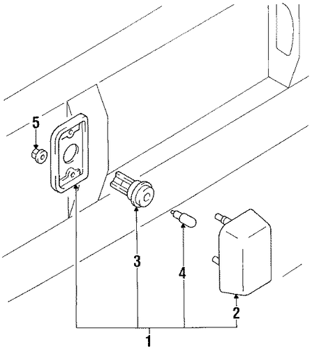 Corolla LICENSE LAMPS 4