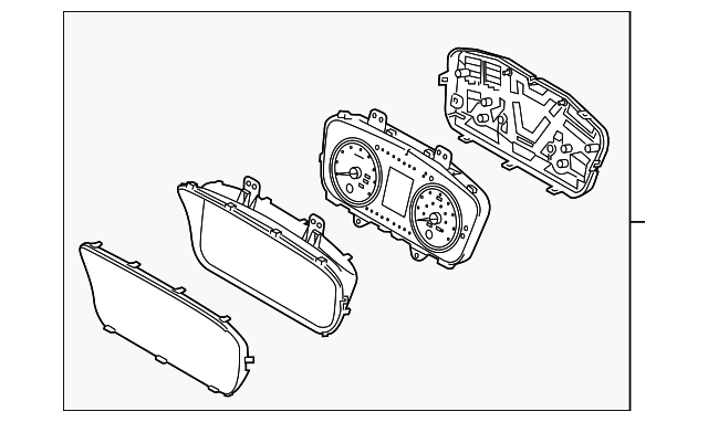 94001-C2000 CLUSTER ASSY