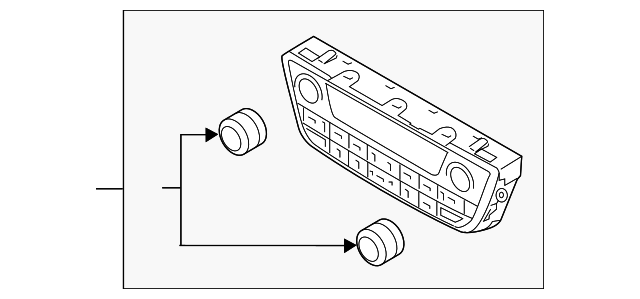 97250-C2540-GU HEATER CONTROL