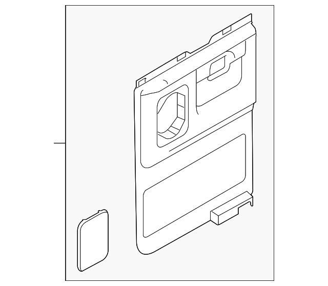 7C2Z-1627411-AB Деталь TRIM PANEL