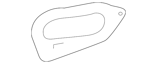 8330A686 Деталь LENS & HOUSING GASKET, LEFT