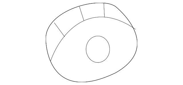 8330A602 Деталь LENS & HOUSING SEAL, RIGHT