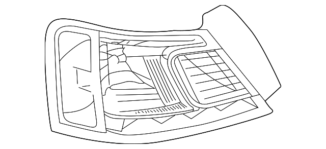 8330A548 Деталь LENS & HOUSING, RIGHT
