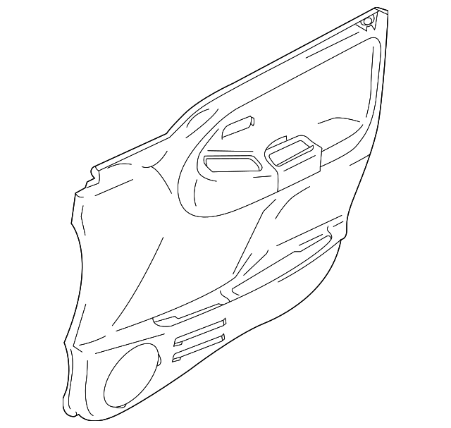 30026977 Деталь DOOR TRIM PANEL, RIGHT