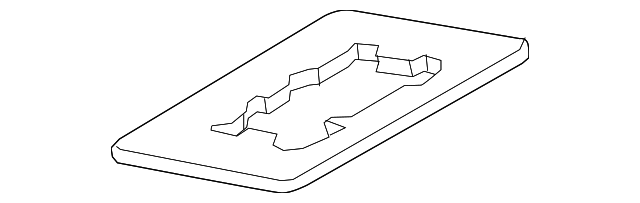BHP1-51-273A Деталь LICENSE LAMP GASKET, LEFT