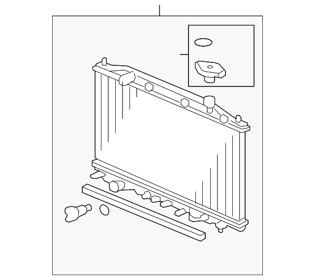 19010-R40-A03 Деталь RADIATOR (DENSO)