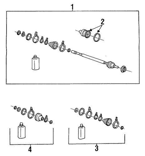 Scoupe DRIVE AXLES