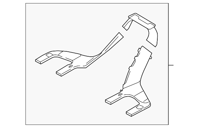 72511AG00A Деталь HEATER DUCT