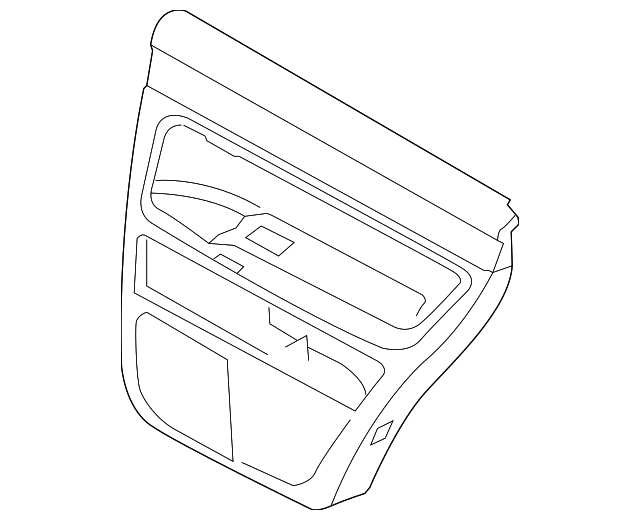 7L6-867-211-BR-NUW Деталь DOOR TRIM PANEL, LEFT