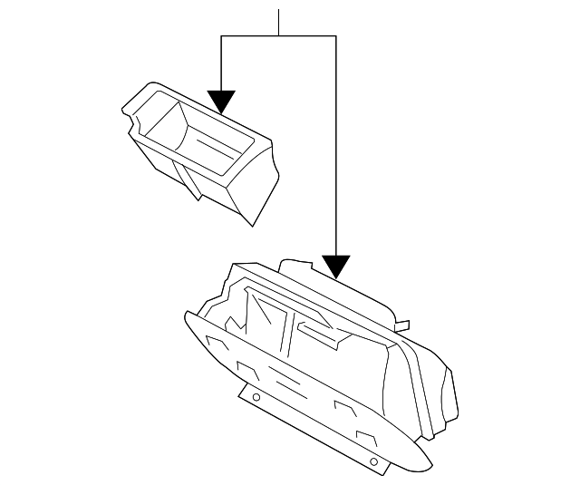 7L6-857-977 Деталь STORAGE COMPART, LEFT