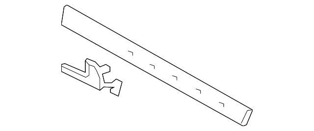 7L6-867-085-B-72A Деталь TRIM MOLDING, LEFT
