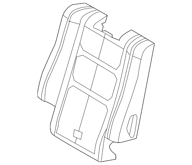 68163769AA Деталь SEAT BACK PAD, LEFT