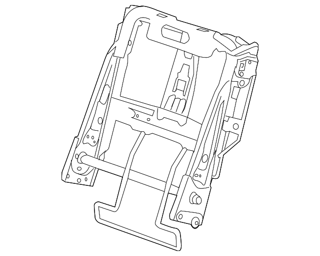 22780276 Деталь SEAT BACK FRAME