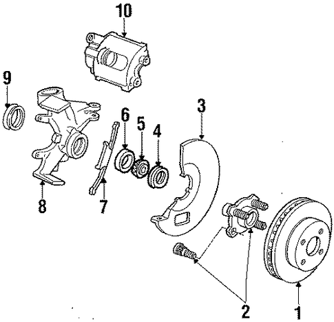 Escort FRONT BRAKES