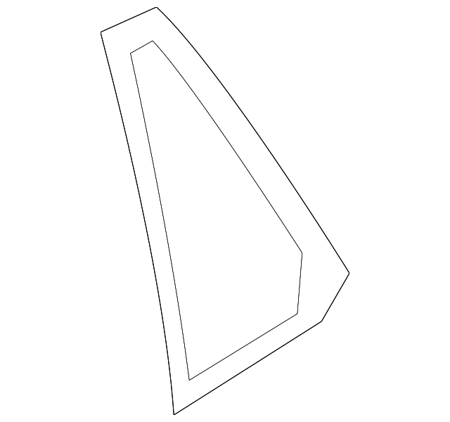 51-35-7-119-941 Деталь FIXED GLASS, LEFT