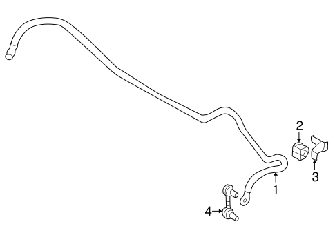 B9 Tribeca STABILIZER BAR & COMPONENTS