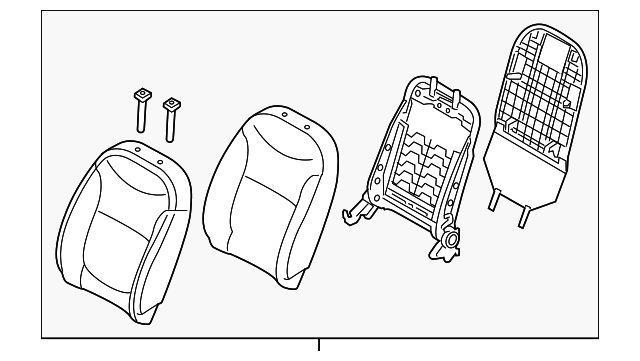 88400-B2060KE6 Деталь SEAT BACK ASSY, RIGHT