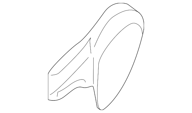 88174-B2010GA3 Деталь RECLINE COVER, RIGHT