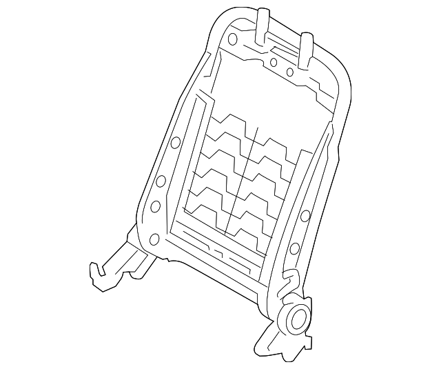 88410-B2020 Деталь SEAT BACK FRAME, RIGHT