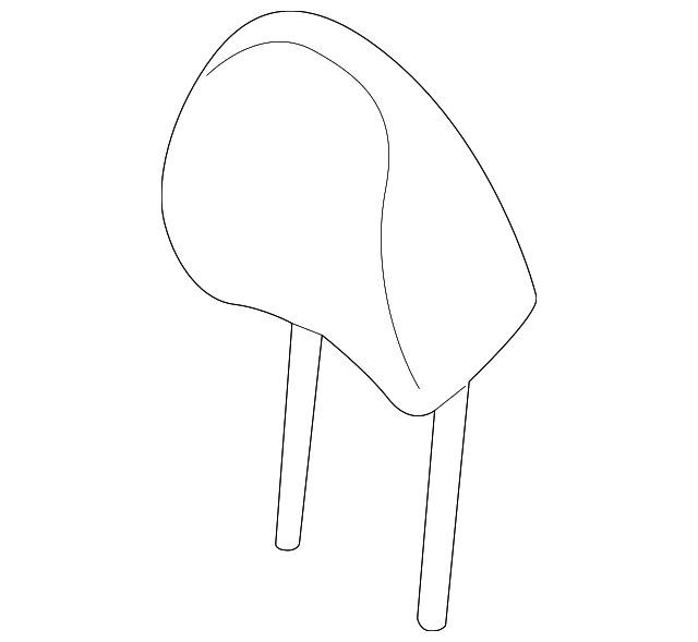 88700-B2100KF6 Деталь HEADREST, RIGHT