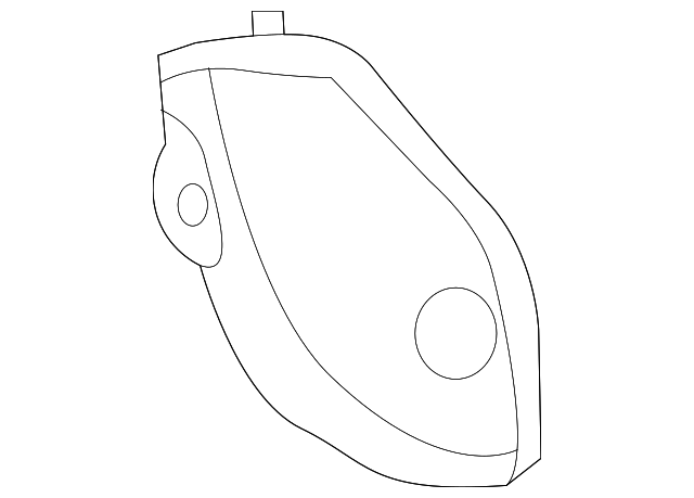1RJ32DX9AD Деталь LAMP COVER, RIGHT