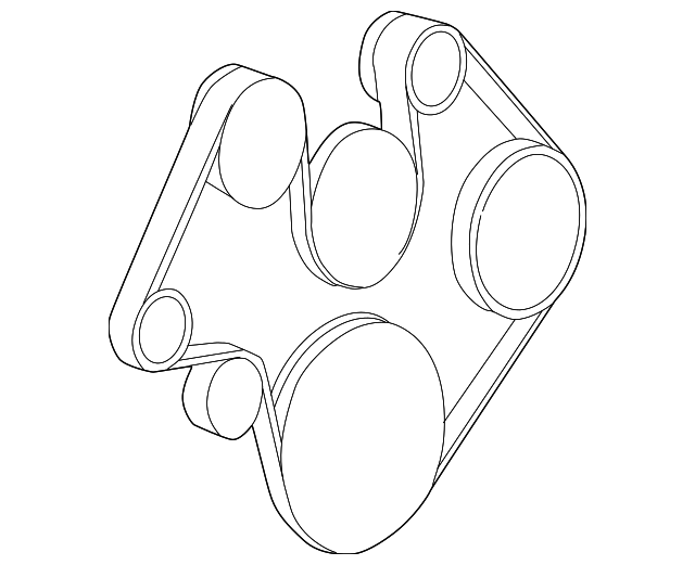 SERPENTINE BELT for 2003 Jeep Liberty5135745AA