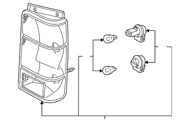 F67Z13404AA COMBO LAMP ASSY, RIGHT