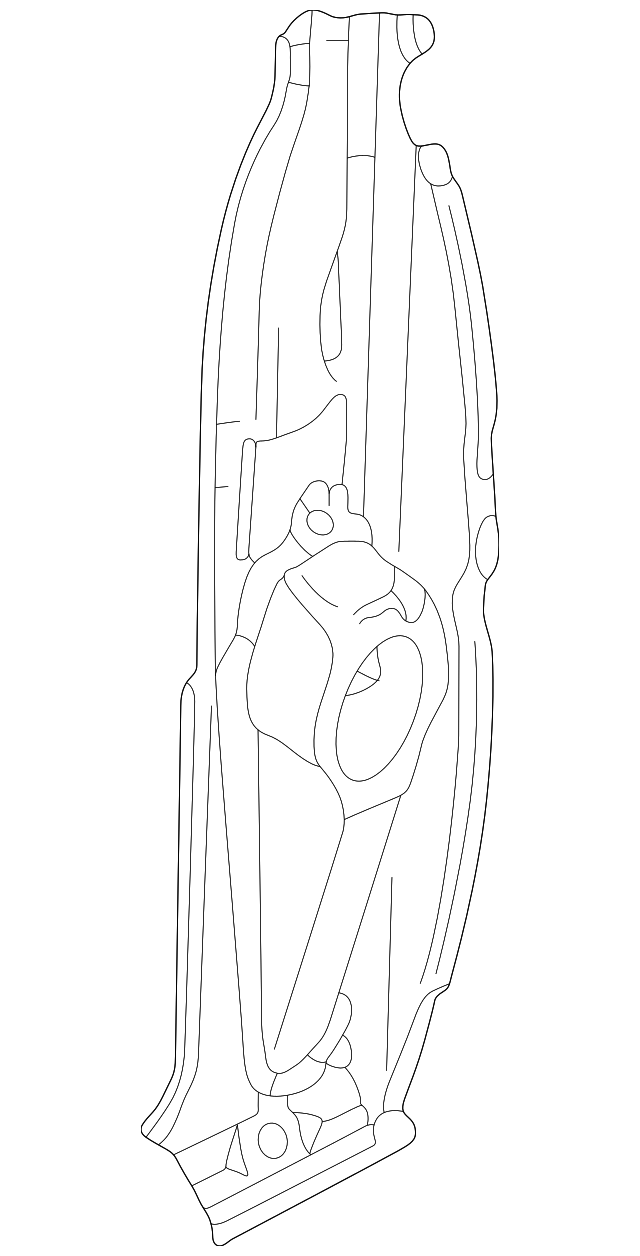7D1-809-251-G Деталь INNER PILLAR, LEFT