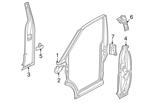 EuroVan HINGE PILLAR