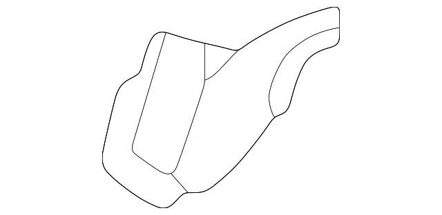 701-805-187-A Деталь AIR DEFLECTOR, LEFT