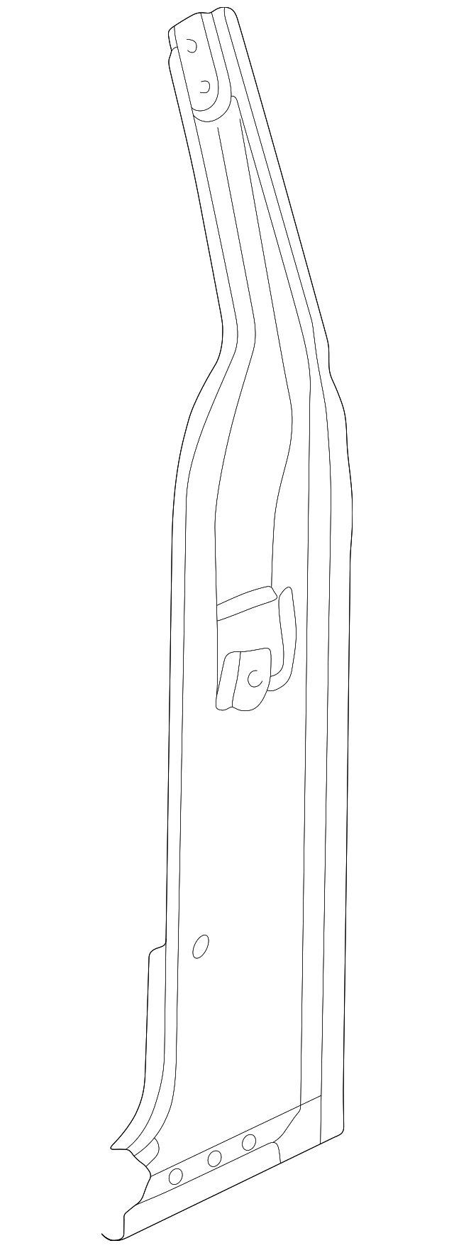 7D1-809-252-E Деталь INNER PILLAR, RIGHT