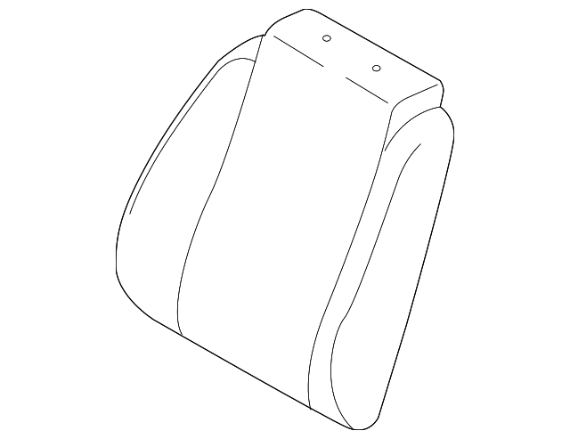 96807803 Деталь SEAT BACK COVER, LEFT
