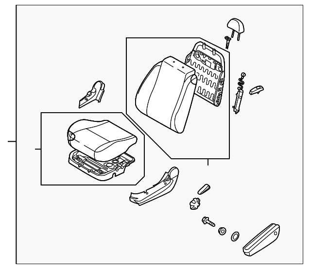 96960049 Деталь SEAT ASSY, RIGHT