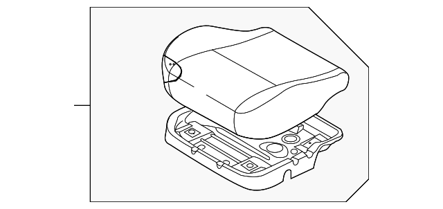 95989917 Деталь SEAT CUSHION, RIGHT