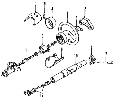 Navajo STEERING COLUMN