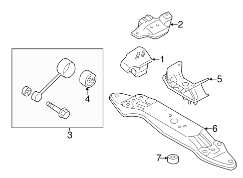 Forester ENGINE & TRANS MOUNTING