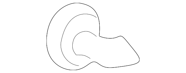80999-0W000 Деталь INNER COVER CLIP, RIGHT