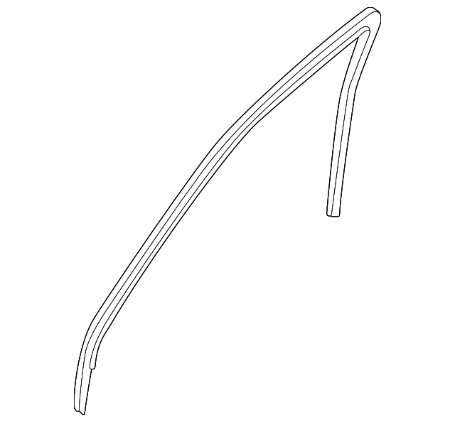 76842-3W410 Деталь WINDOW MOLDING, RIGHT