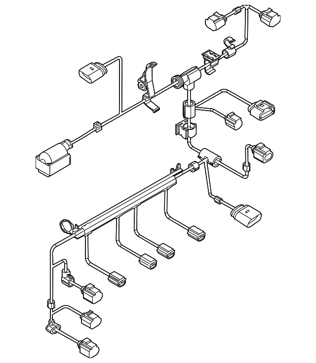 06G-971-627 Деталь ENGINE HARNESS